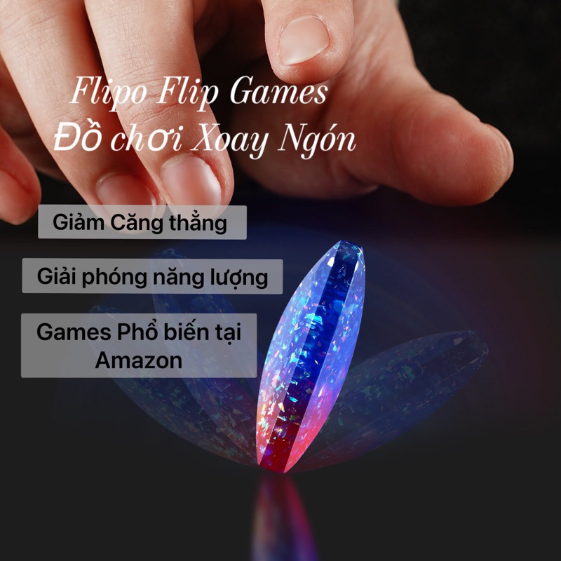 Flipo Flip Games Đồ Chơi Xoay Ngón màu Dải Ngân Hà ,Giải Phóng Năng Lượng,Giảm Căng Thẳng.Sản phẩm thịnh hành tại Amazon