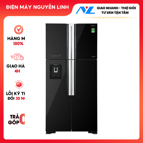 Tủ lạnh Hitachi Inverter 540 lít Multi Door R-FW690PGV7 GBK