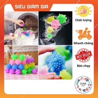 Bóng giặt quần áo, bóng gai ion sinh học giặt sạch đồ thông minh, banh giặt quần áo máy giặt chống nhăn