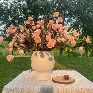 Siêu Sale-Bình Hoa Lọ Hoa Bát Tràng Dáng Ly Tròn Ganh H23cm Decor Trang Trí Nội Thất Cắm Hoa Quà Tặng Lưu Niệm Tân Gia..