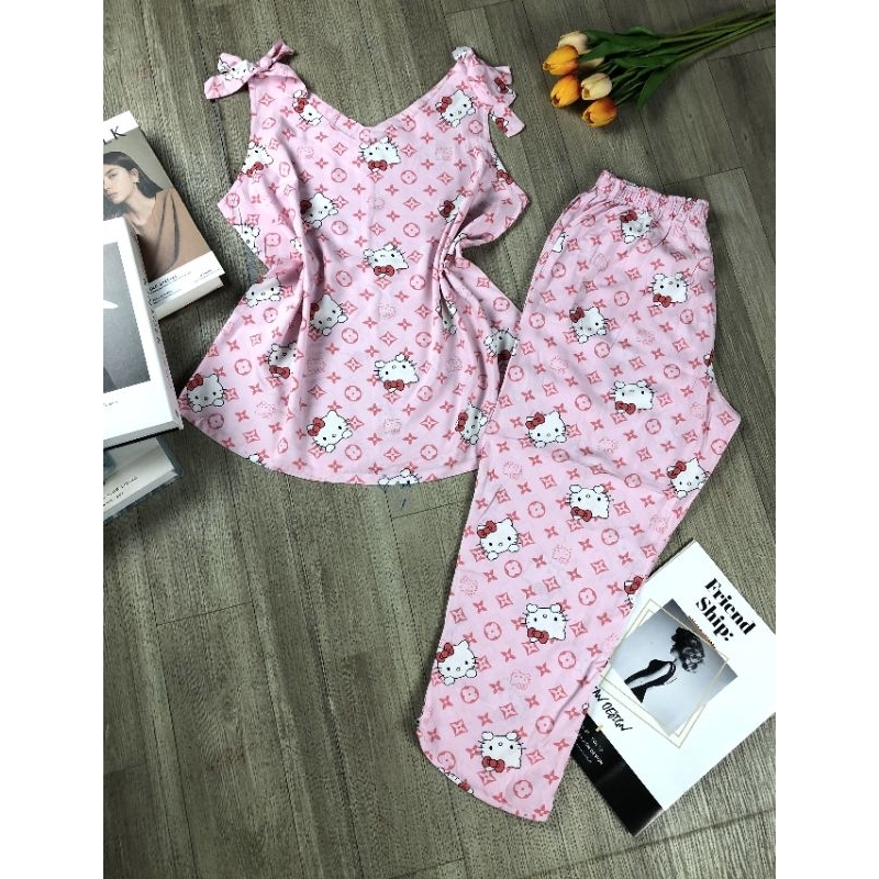 Bộ Tole 9Tất Áo Cổ Tim 48-73kí