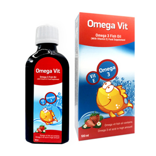 Omega Vit 100ml bổ sung dưỡng chất acid béo Omega 3, EPA, DHA cho bé