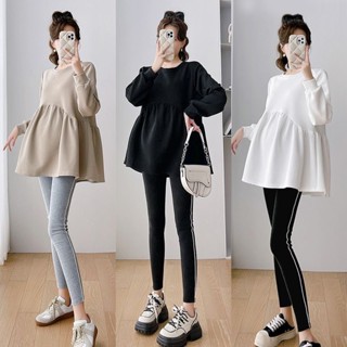  Áo bầu thu đông chất nỉ da cá siêu ấm dáng babydoll siêu xinh  AD141 