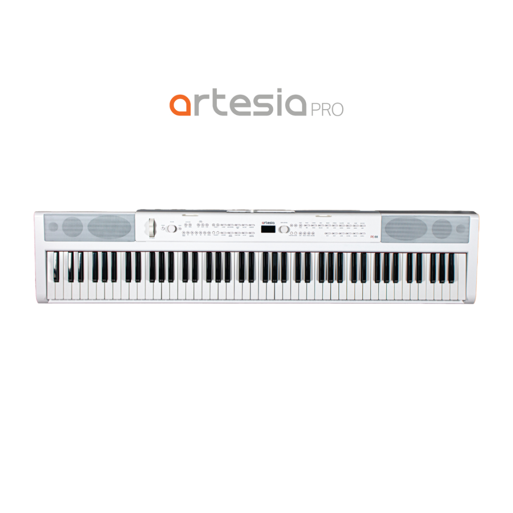 Đàn Piano điện, Digital Piano - Artesia Pro PE-88 (PE88) - White, Studio mobile piano 88 phím cảm ứn