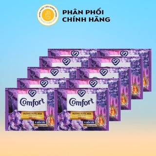 Dây 10 Gói Nước xả vải Comfort Hương Nước Hoa Thiên Nhiên Bella/ Diệu Kỳ 20ml