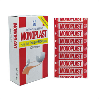 Hộp 100 miếng băng keo cá nhân MONOPLAST