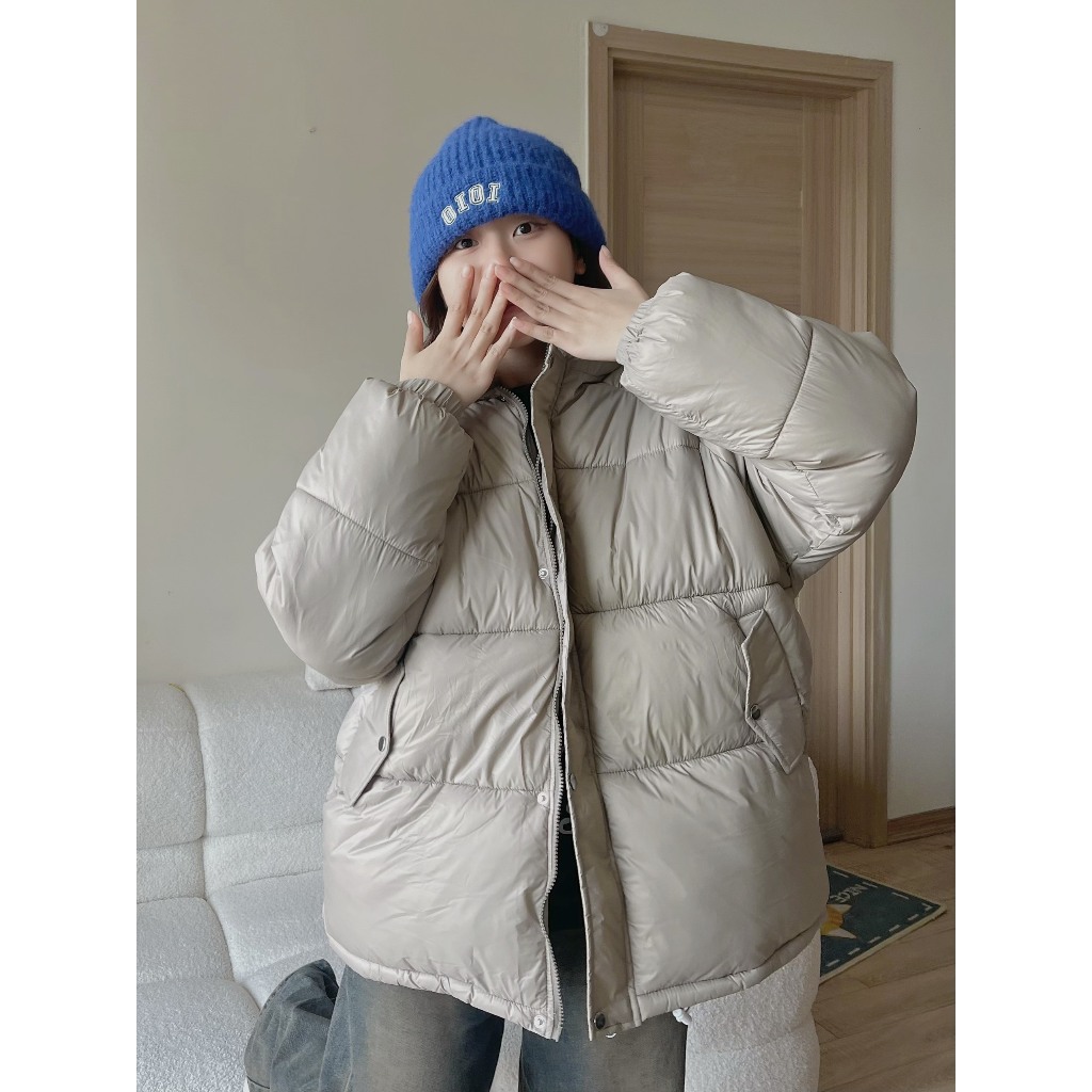 Áo Khoác Phao , Áo Phao Béo  Trần Bông Form Dáng Rộng Oversize  Hàn Quốc Có Mũ, Chất Dày Dặn Siêu Ấm Miho house