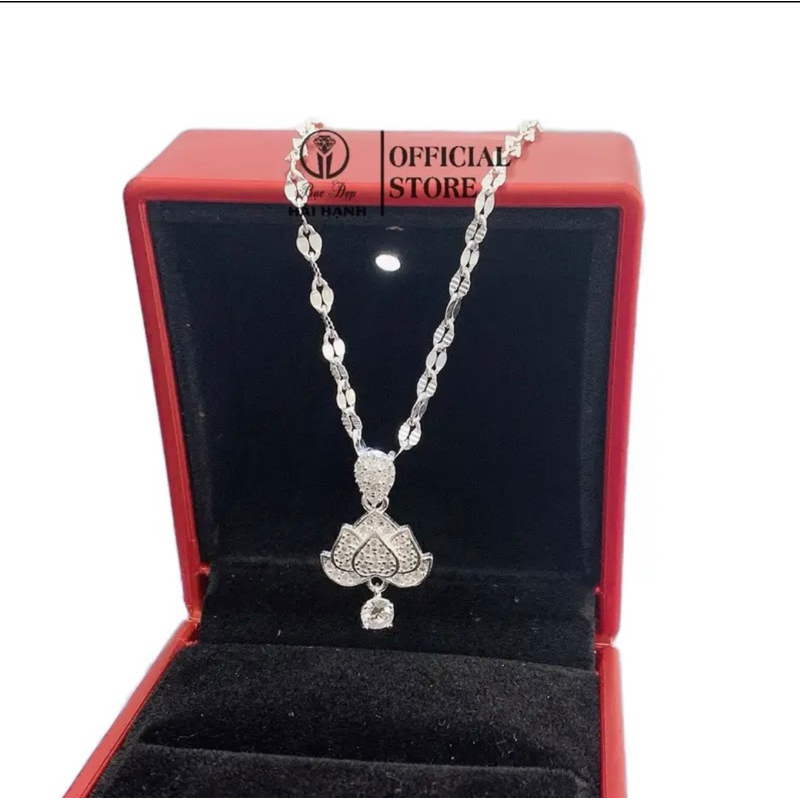 dây mặt hoa sen bạc ta HHJ