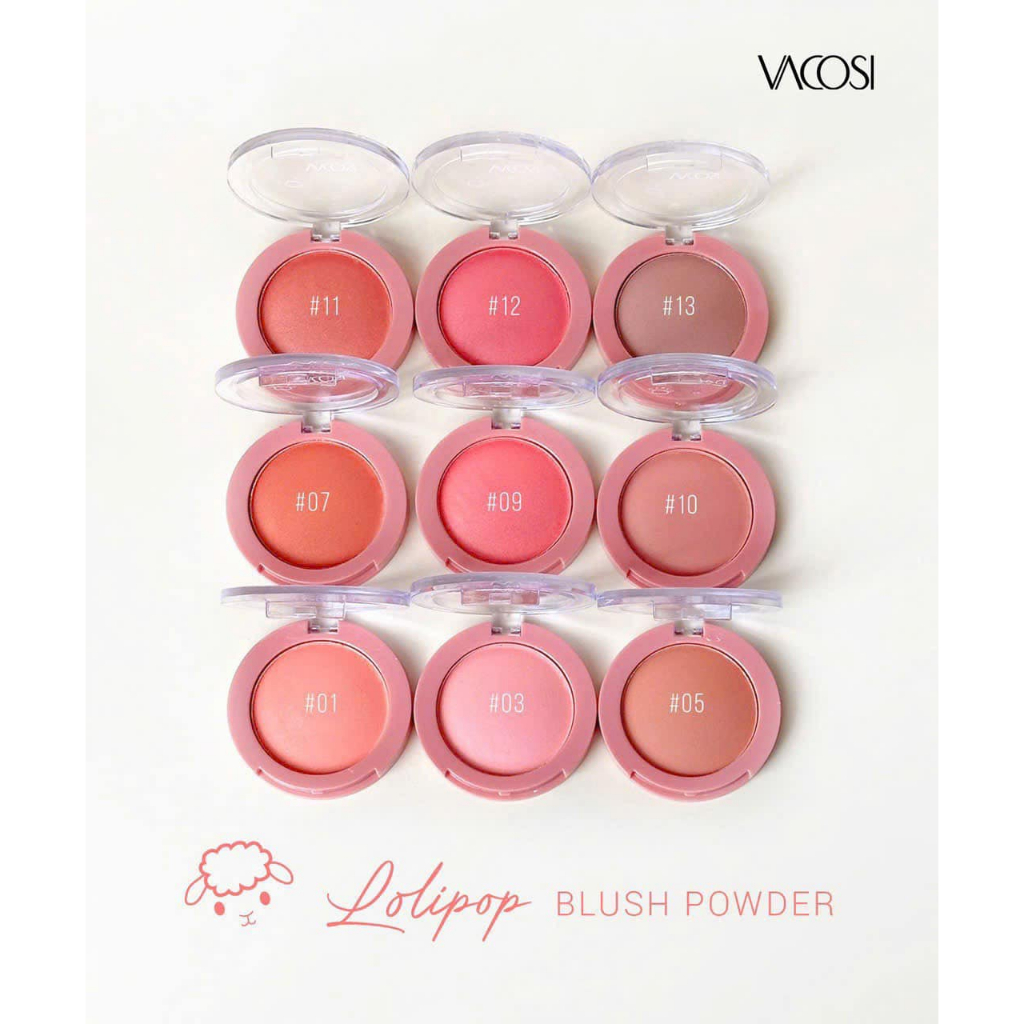 Phấn Má Hồng Vacosi Lolipop Blush Powder VP10-01 7.3g