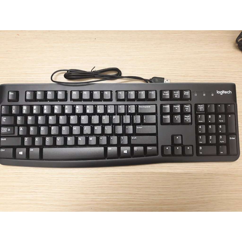 Bài phím có dây Logitech K120 bàn phím màu đen văn phòng chơi game chính hãng giá rẻ