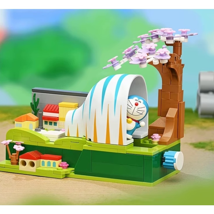 Mô hình lắp ráp Doraemon đường hầm thu nhỏ chính hãng Keeppley