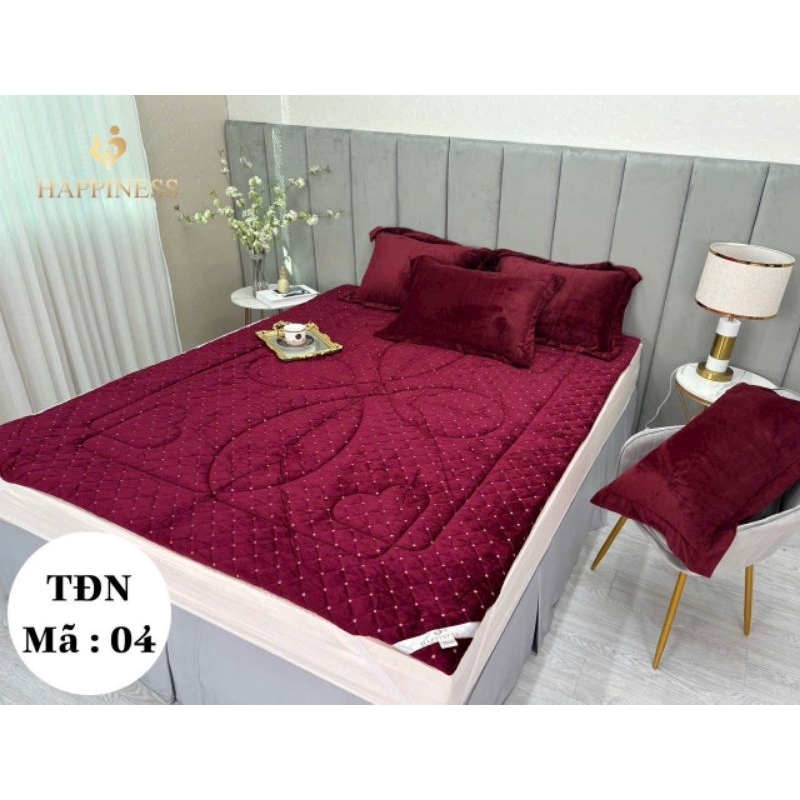 Thảm trải đệm đa năng happiness 1m6x2m