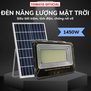 Đèn năng lượng mặt trời 1450w tomato cảm biến bật tắt thông minh