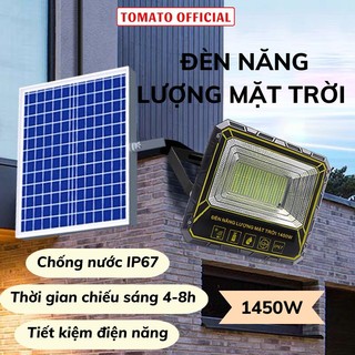 Đèn năng lượng mặt trời siêu sáng tomato 1450w chống nước cảm biến