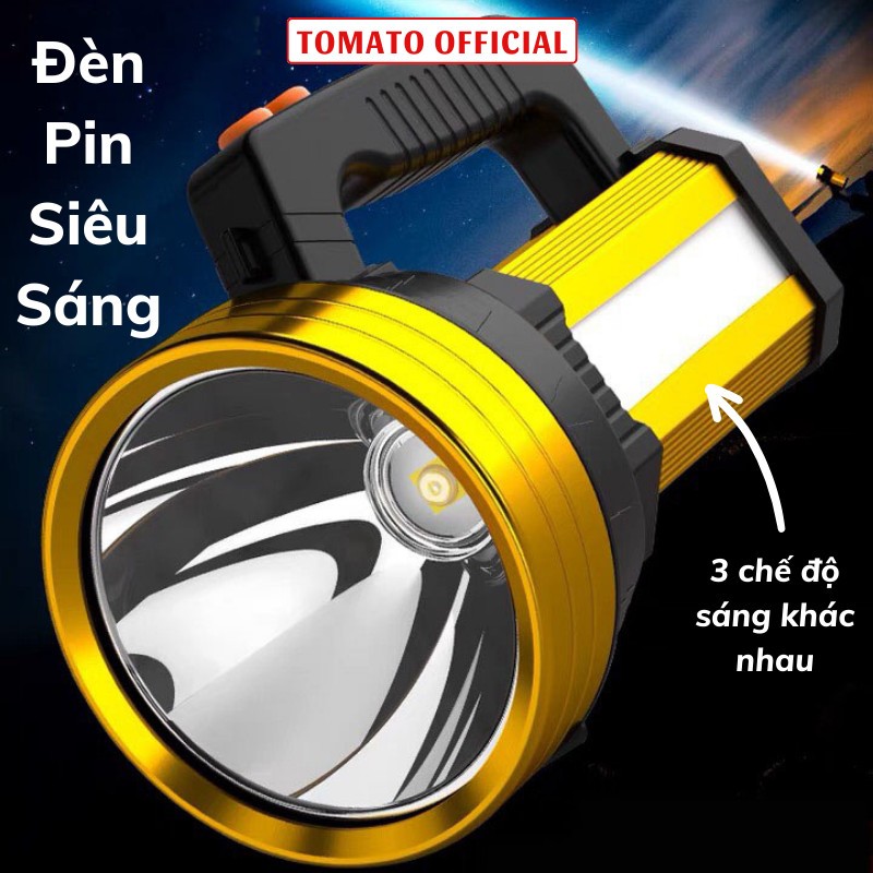 Đèn Pin Tomato 3 Chế Độ Sáng Chống Thấm Nước