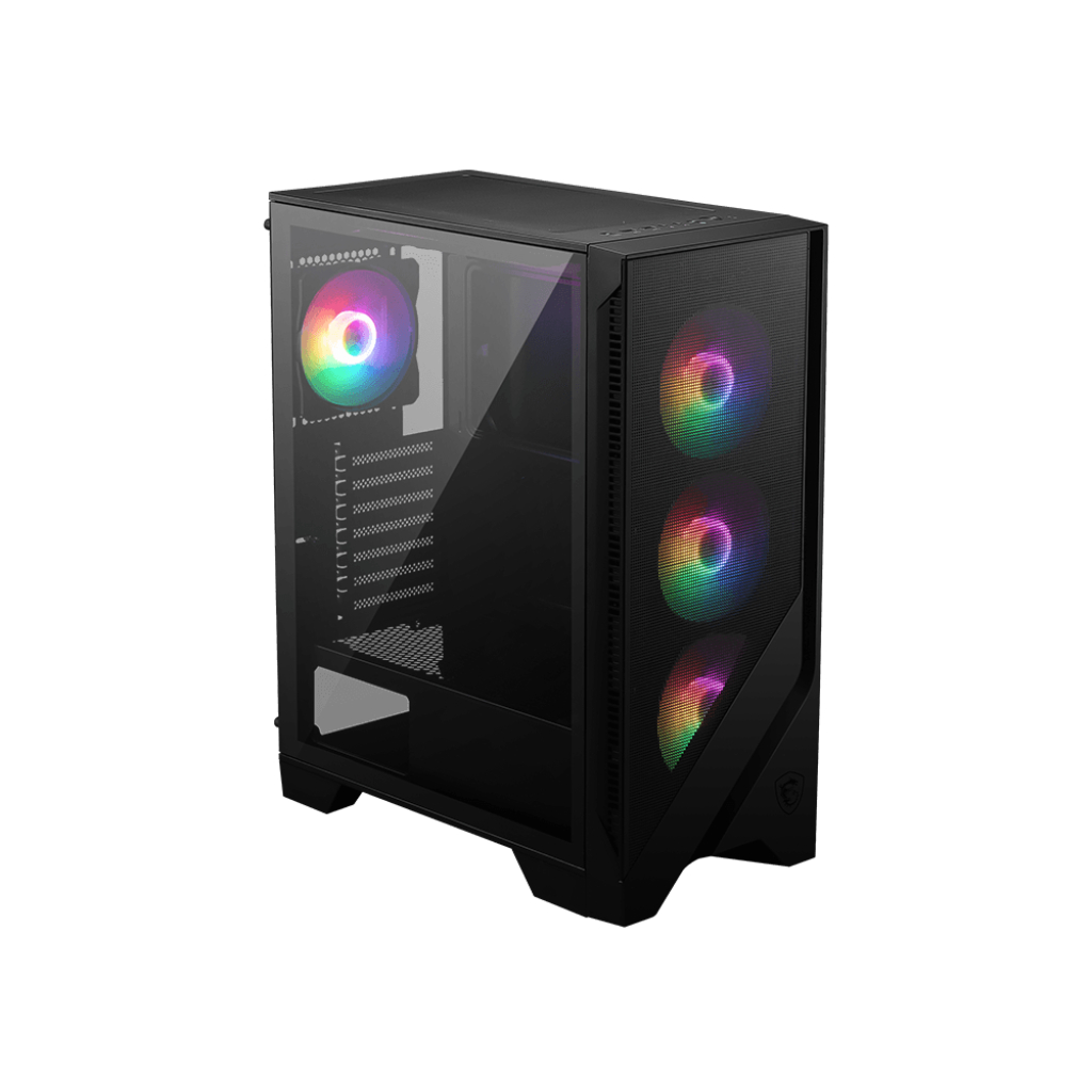Vỏ máy tính MSI MAG FORGE 120A AIRFLOW KÈM 6 FAN LED RGB