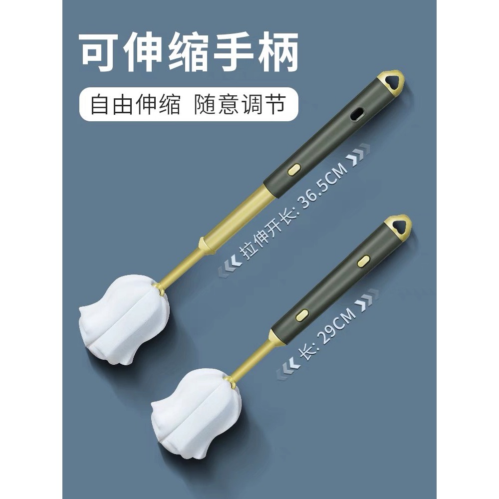 Cọ rửa bình sữa mút xốp, đầu mút có thể thay thế giao màu ngẫu nhiên