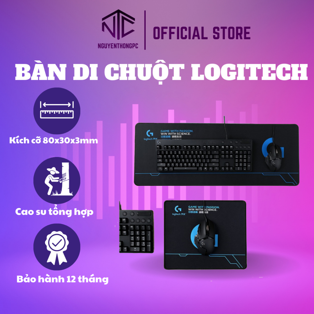 Lót chuột máy tính đa năng cao su 80x30cm  dày 3mm chắc chống trơn trượt