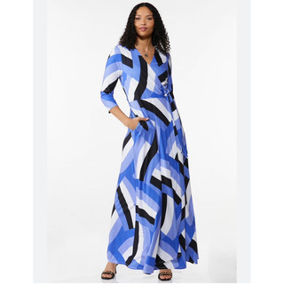 Đầm maxi cổ V cato vnxk BIGSIZE