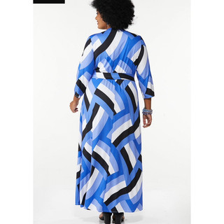 Đầm maxi cổ V cato vnxk BIGSIZE