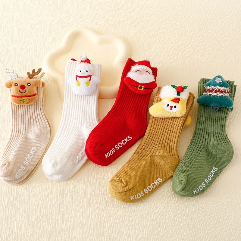 BooBoo Baby - Tất noel, tất boot đùi dáng lỡ cho bé, tất đi chơi, siêu ấm siêu xinh cho bé MS06