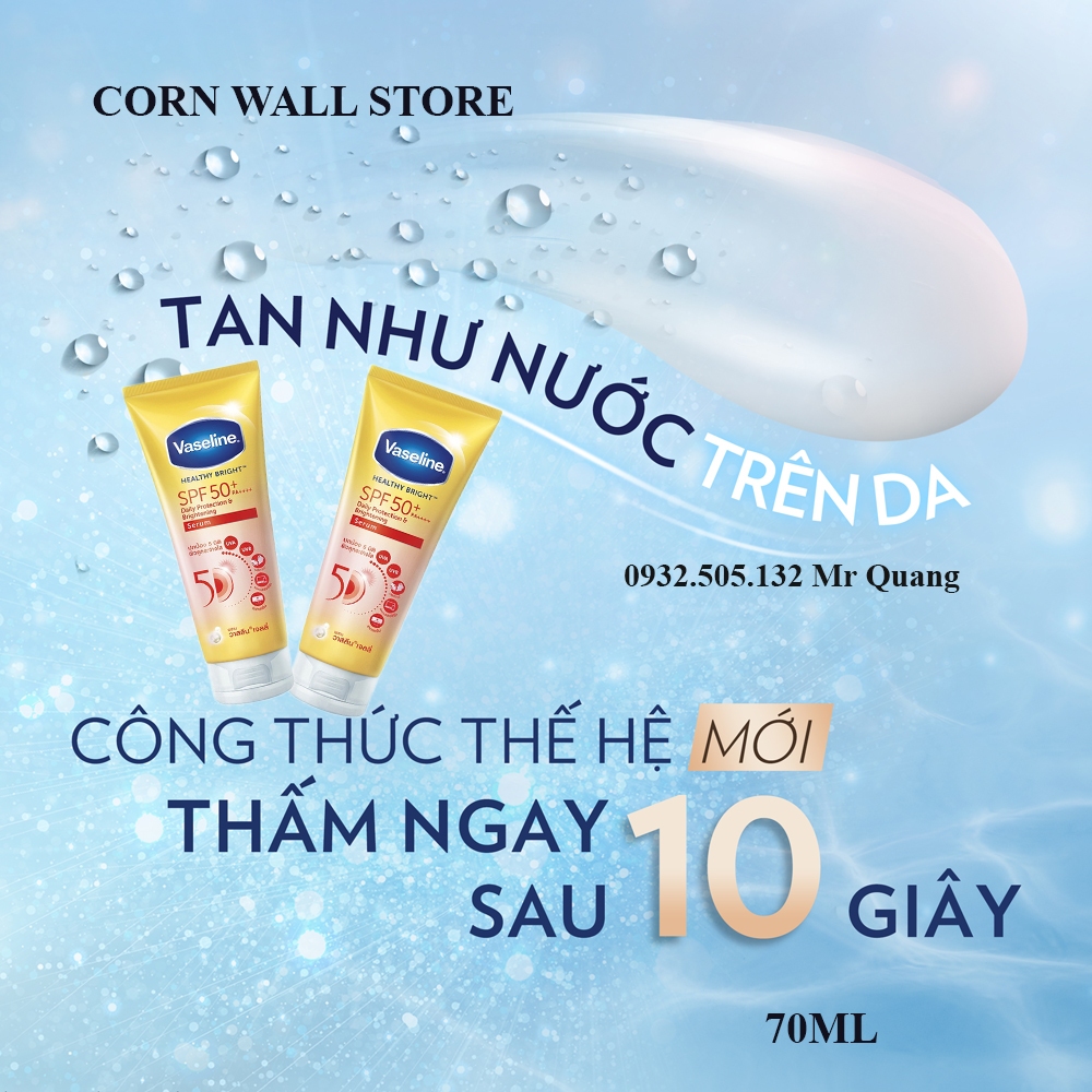 Sữa Dưỡng Thể Vaseline Healthy Bright Spf50+