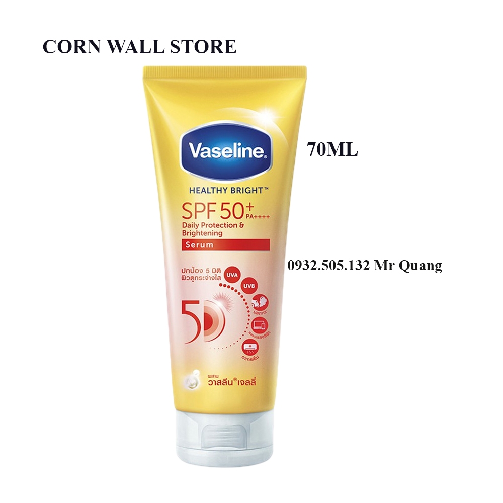 Sữa Dưỡng Thể Vaseline Healthy Bright Spf50+