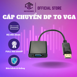 Cáp chuyển đổi dp displayport sang vga 1379911