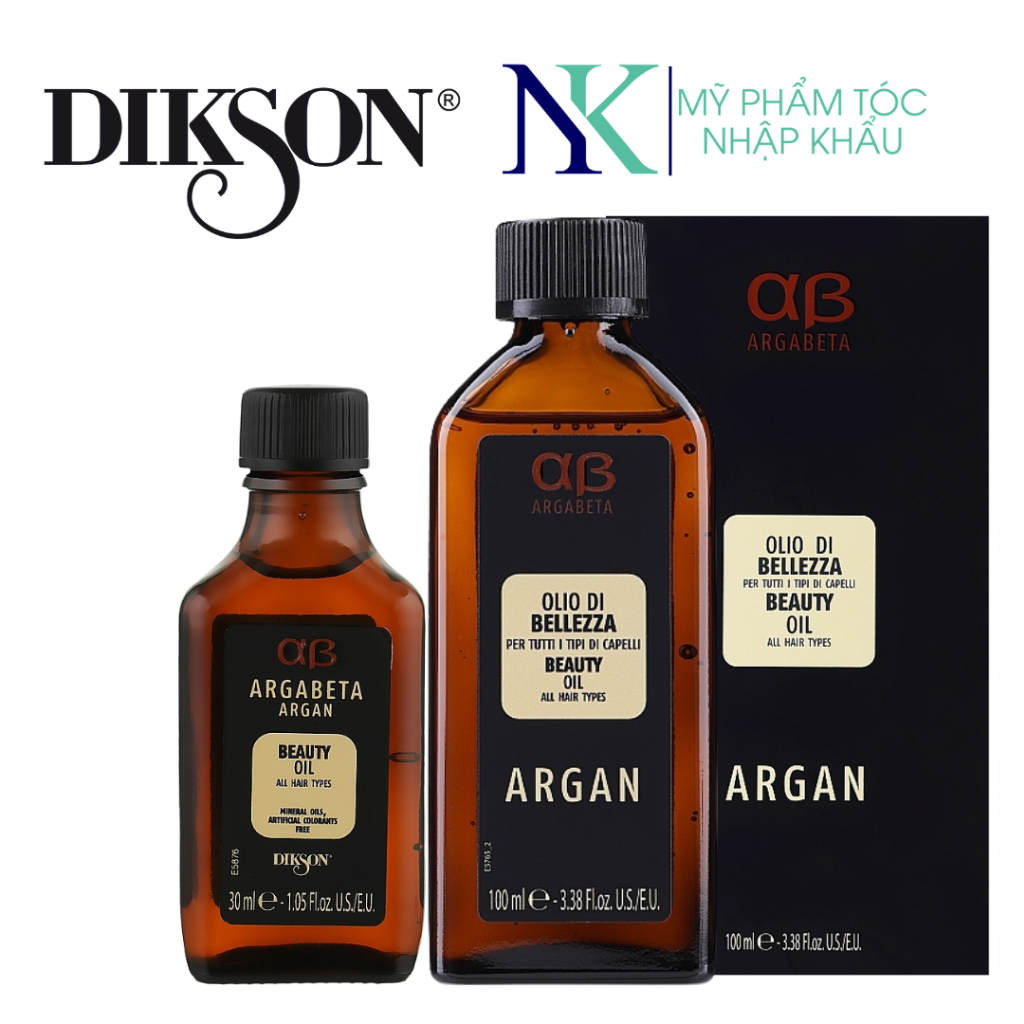 Tinh Dầu Dikson Argabeta Oil Phục Hồi Cấu Trúc Tóc Hư Tổn 30ml