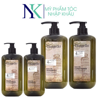 Dầu gội xả keratin dangello siêu mượt 500ml