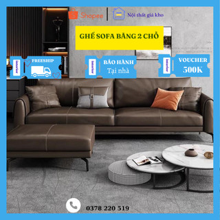 Ghế sofa băng 2 chỗ 2m2 - sofa băng da cho căn hộ