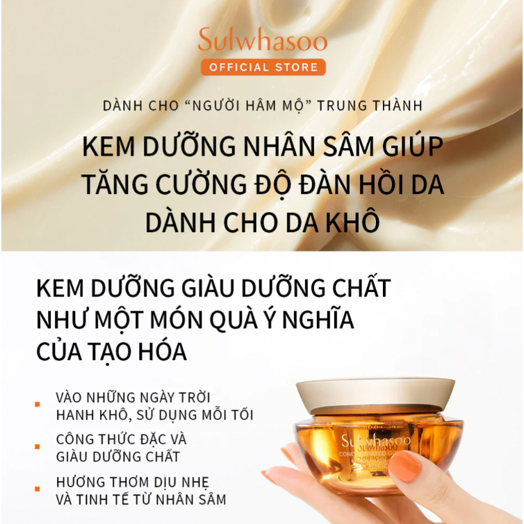 Kem dưỡng SULWHASOO Concentrated Ginseng Renewing Cream Ex