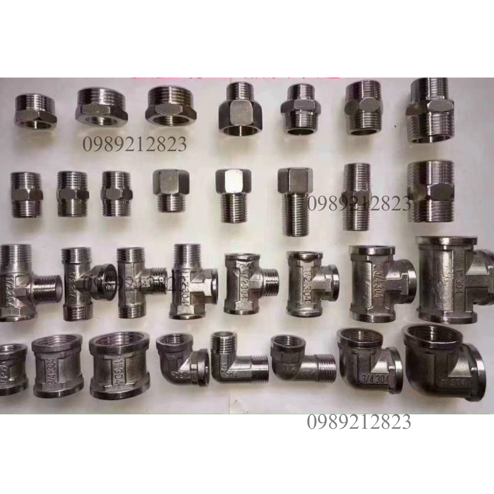 23 loại Đầu nối ren trong ngoài inox ,kép inox, inox 21,27, 34
