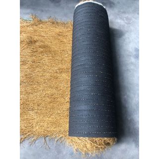 Cuộn 20 mét cỏ rơm vàng nhân tạo lợp mái chống nóng - khổ rộng 1m, dài 20m