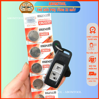 Pin smartkey Maxell ô tô xe máy CR2032, pin remote Smartkey chính hãng Honda ABOMTOOL