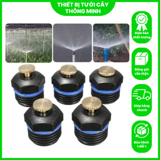 Combo 10 đầu phun nước chỉnh được lưu lượng ren 21 chất lượng