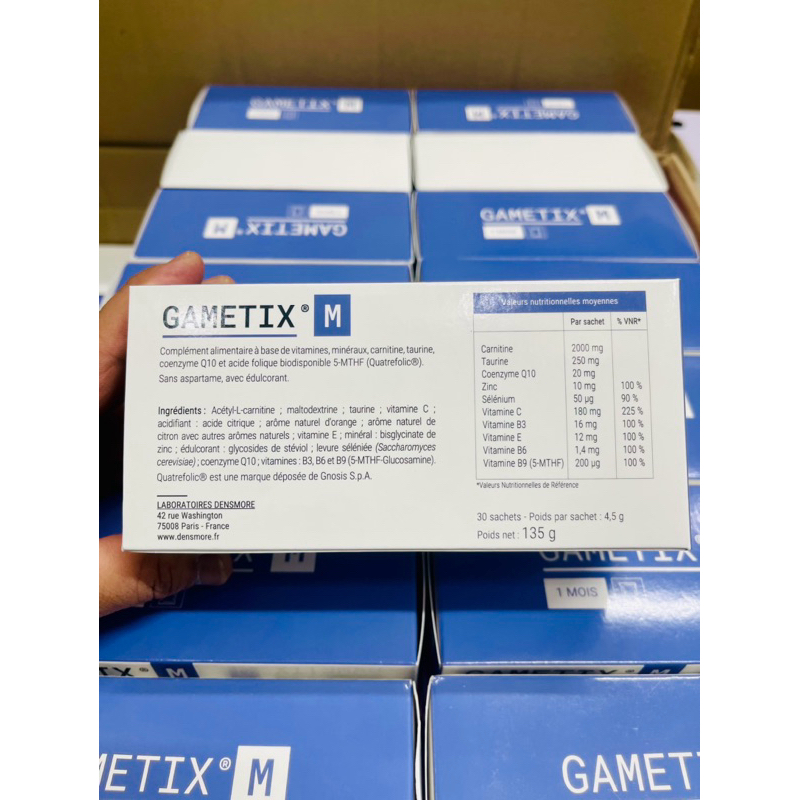 Gametix M DENSMORE Hỗ Trợ Sinh Sản Nam Giới - PHIÊN BẢN MẪU MỚI 2023 - nguyenphuongchau
