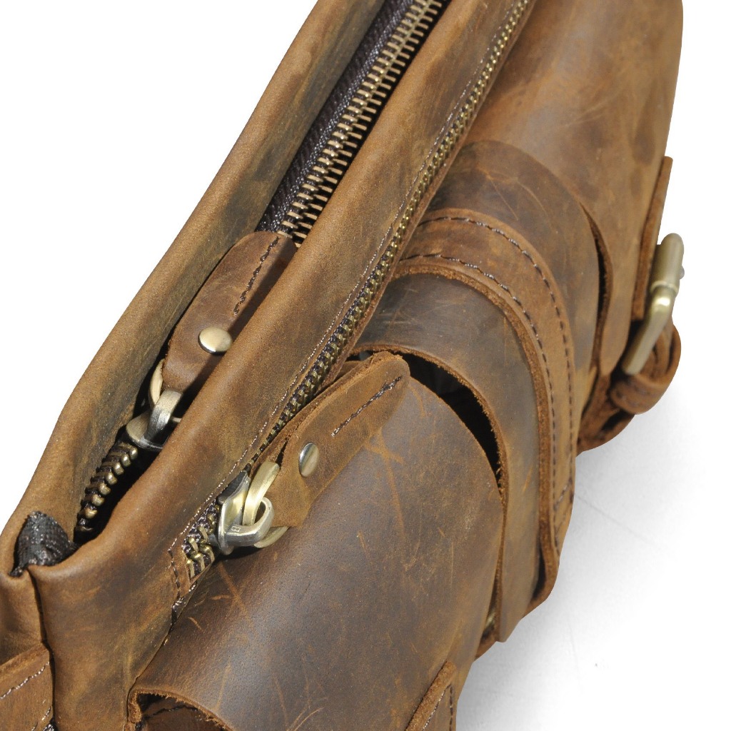 TÚI BAO TỬ DA BÒ SÁP BT81