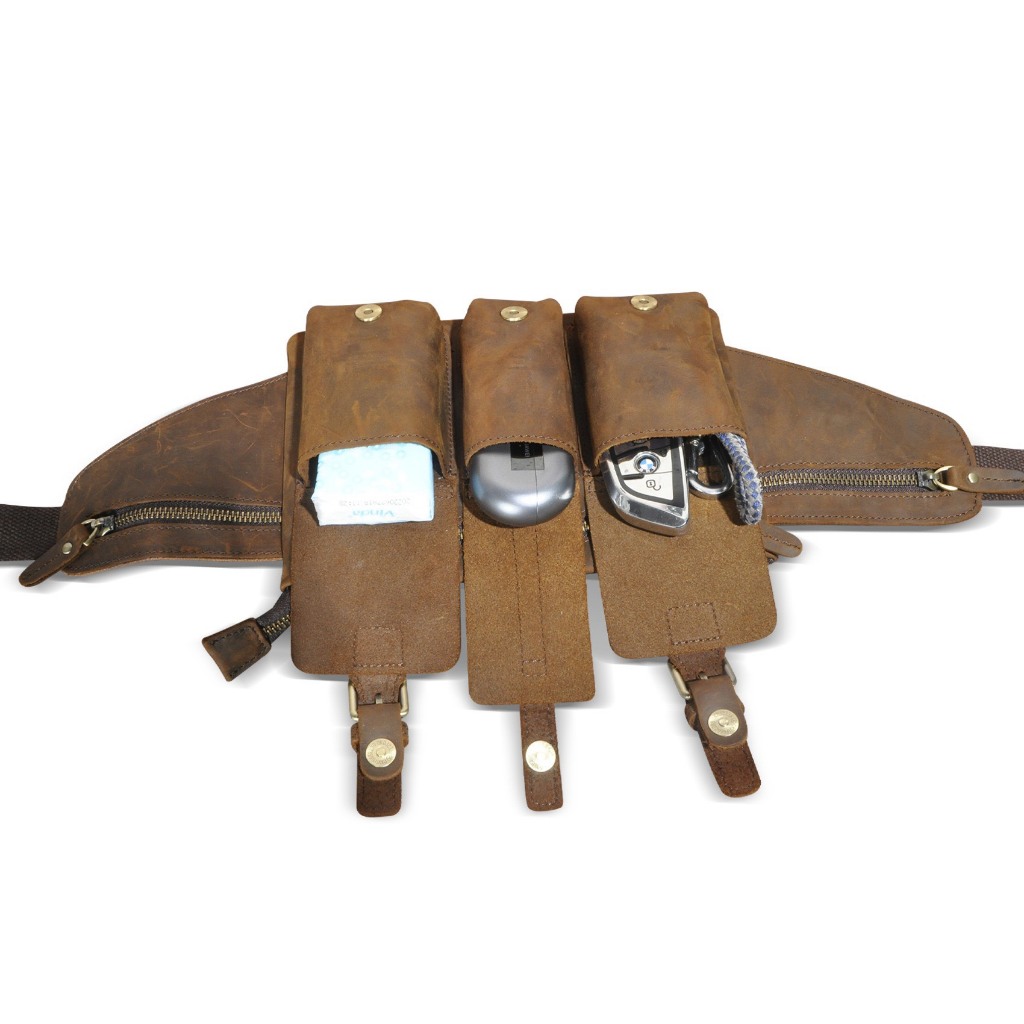 TÚI BAO TỬ DA BÒ SÁP BT81