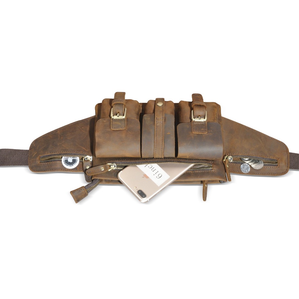 TÚI BAO TỬ DA BÒ SÁP BT81