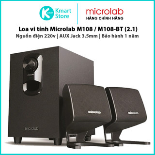 Loa Vi Tính Microlab M108 / M108BT (11W) | Nguồn điện 220v - Hàng Chính Hãng