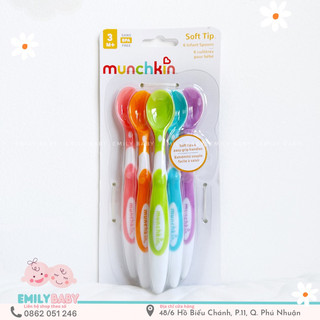 Thìa siêu mềm Munchkin cho bé 3M+ [cái lẻ]