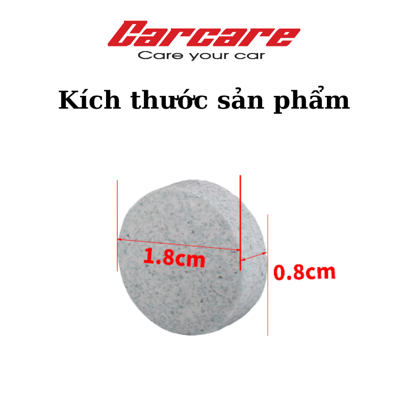 Viên sủi rửa kính ô tô tẩy sạch kính, tạo hiệu ứng lá sen - Better Car