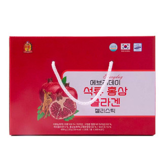 Thạch lựu hồng sâm Collagen Hàn Quốc (30 Gói)