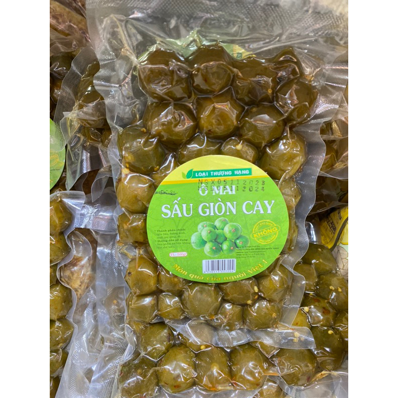 Sấu ngâm giòn cay 500gr