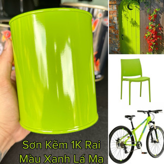 SƠN KẼM 1K RAI CAO CẤP MÀU Xanh Lá Mạ ( Chuyên Sơn Sắt Mạ Kẽm, Bê Tông, Gỗ, Kính…)