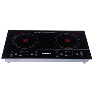 [Hàng Chính Hãng] Bếp hồng ngoại đôi lắp âm Sanaky SNK-201HGW