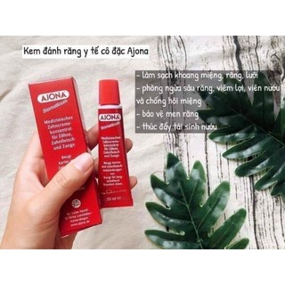 Kem đánh răng ajona của đức tuýp 25ml