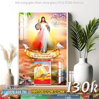 Lịch tráng gương treo tường - lich cong giao thien chua giesu 23 8 2022 thien