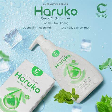 Gel tắm và dung dịch vệ sinh phụ nữ Haruko - khoaitayshop